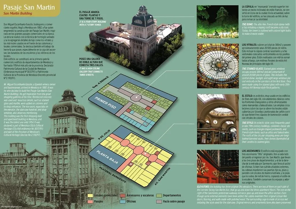La Cupula De Mendoza, Centrica, Unica, Historica Y Artistica Apartment Mendoza